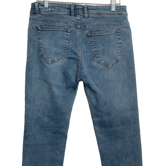 Ermenegildo Zegna 42 Jeans‎ Button Fly Ladies Destroyed Hem and Pants - Picture 9 of 9